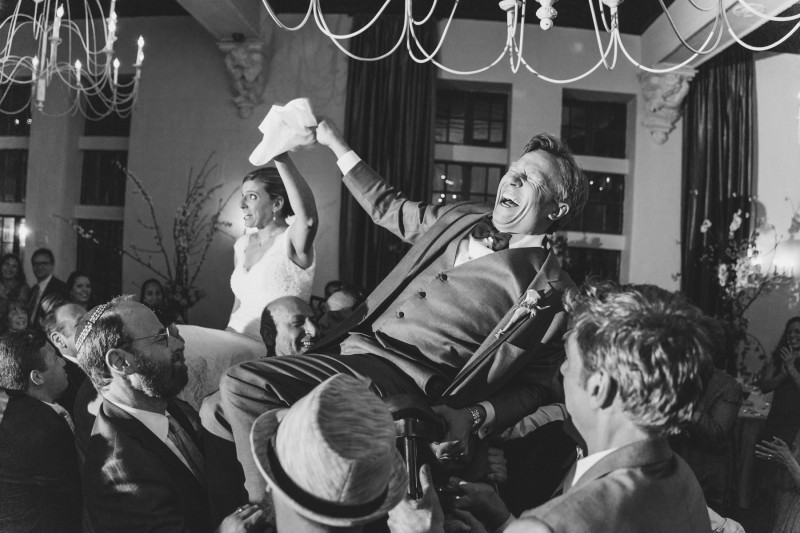 jewish chair dance bride and groom